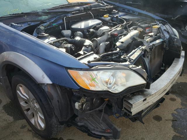 4S4BP66C397320552 - 2009 SUBARU OUTBACK 2. BLUE photo 9