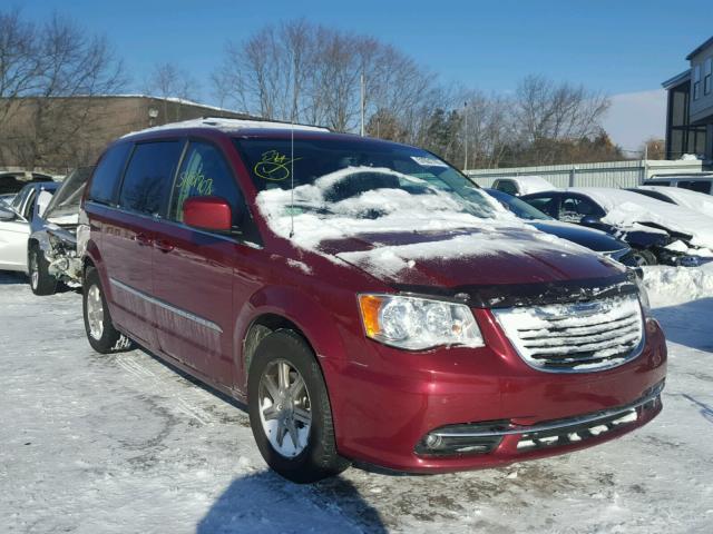 2C4RC1BG1CR344168 - 2012 CHRYSLER TOWN & COU RED photo 1