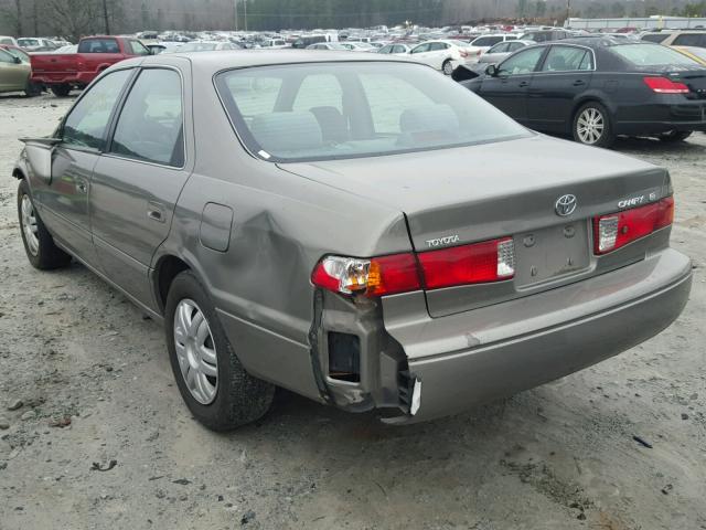 4T1BG22K91U085313 - 2001 TOYOTA CAMRY CE TAN photo 3