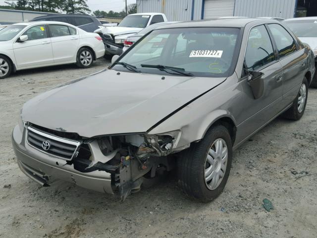 4T1BG22K91U085313 - 2001 TOYOTA CAMRY CE TAN photo 9