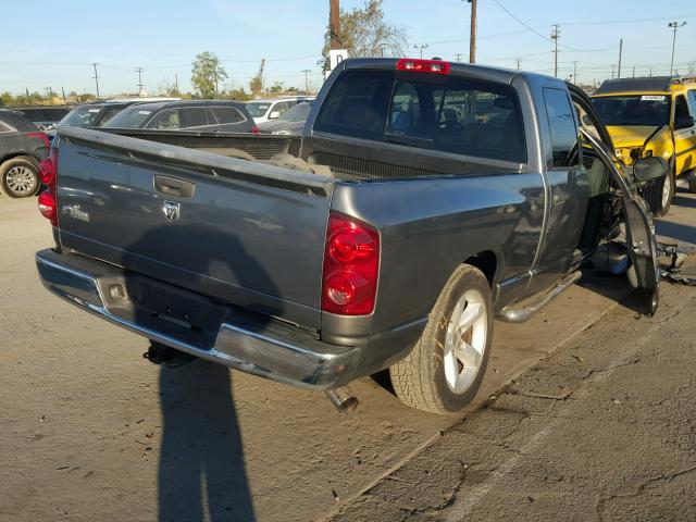 1D7HA18278S540964 - 2008 DODGE RAM 1500 S GRAY photo 4