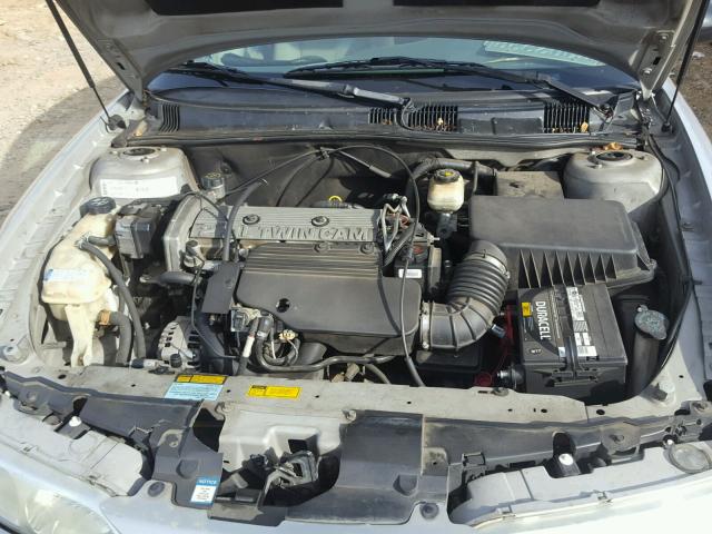 1G3NK12T6YC306031 - 2000 OLDSMOBILE ALERO GX SILVER photo 7