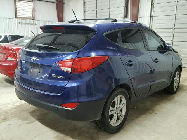 KM8JU3AC0CU505161 - 2012 HYUNDAI TUCSON GLS BLUE photo 4