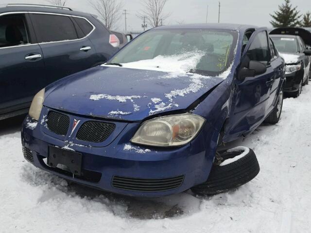 1G2AJ55F477347512 - 2007 PONTIAC G5 BLUE photo 2