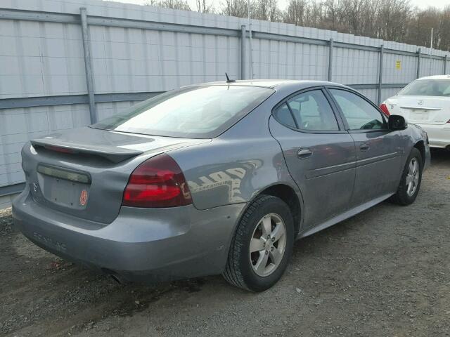 2G2WP552871132553 - 2007 PONTIAC GRAND PRIX GRAY photo 4