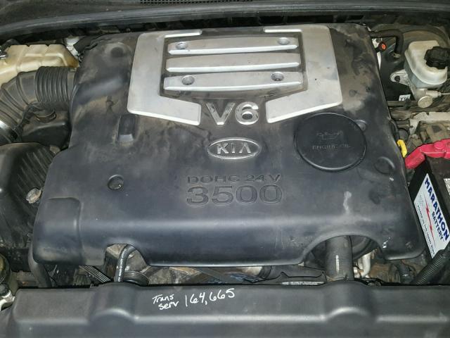 KNDJC733455438976 - 2005 KIA SORENTO EX BLACK photo 7