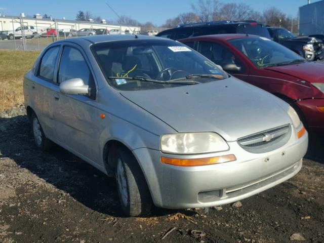 KL1TJ52654B264910 - 2004 CHEVROLET AVEO LS SILVER photo 1