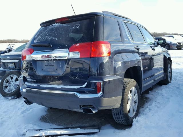 2GKFLNE31G6166910 - 2016 GMC TERRAIN SL BLUE photo 4