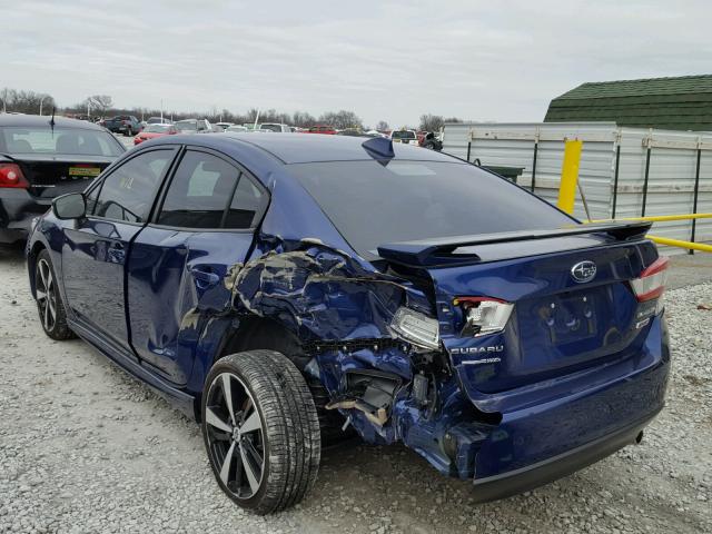 4S3GKAM67H3616379 - 2017 SUBARU IMPREZA SP BLUE photo 3