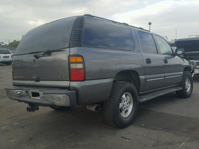 1GNEC16T61J221898 - 2001 CHEVROLET SUBURBAN C GRAY photo 4