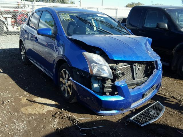 3N1AB6AP6CL781985 - 2012 NISSAN SENTRA 2.0 BLUE photo 1