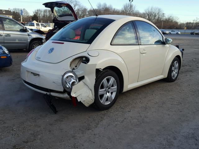 3VWPW31C97M512383 - 2007 VOLKSWAGEN NEW BEETLE CREAM photo 4