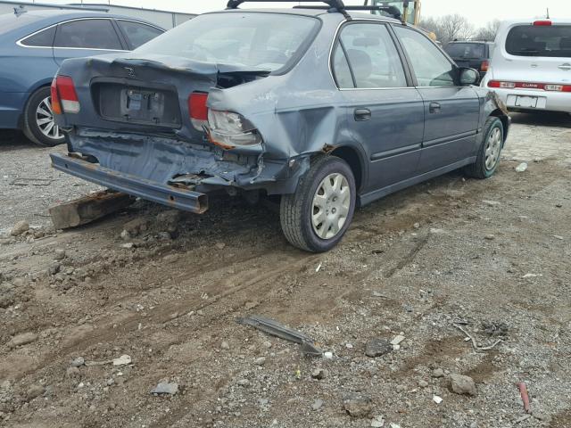 2HGEJ6574WH525726 - 1998 HONDA CIVIC LX TEAL photo 4