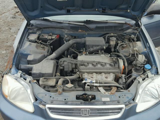 2HGEJ6574WH525726 - 1998 HONDA CIVIC LX TEAL photo 7