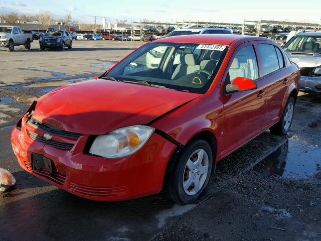 1G1AL58F487298789 - 2008 CHEVROLET COBALT LT RED photo 2