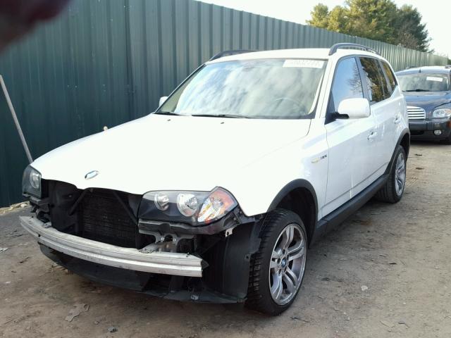 WBXPA93496WD32187 - 2006 BMW X3 3.0I WHITE photo 2