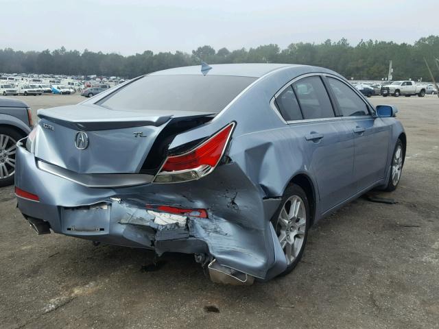 19UUA8F20AA013835 - 2010 ACURA TL BLUE photo 4