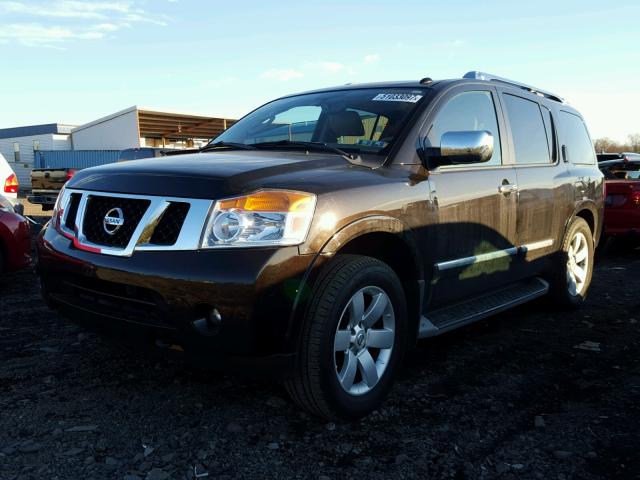 5N1AA0NC9CN602046 - 2012 NISSAN ARMADA SV BROWN photo 2