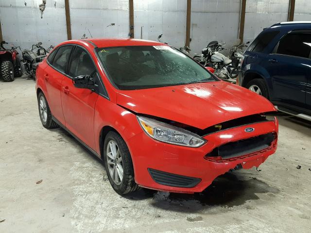 1FADP3F21FL289331 - 2015 FORD FOCUS SE RED photo 1