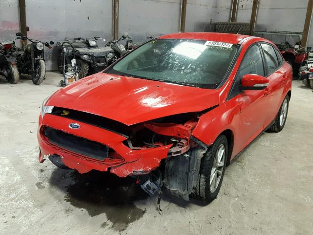 1FADP3F21FL289331 - 2015 FORD FOCUS SE RED photo 2