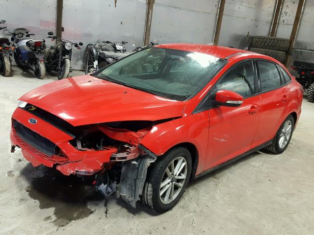 1FADP3F21FL289331 - 2015 FORD FOCUS SE RED photo 9