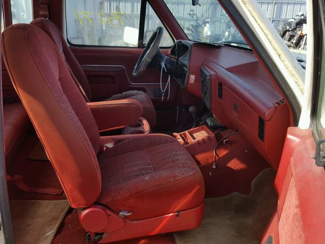 1FTEX14H4KKB53222 - 1989 FORD F150 RED photo 5