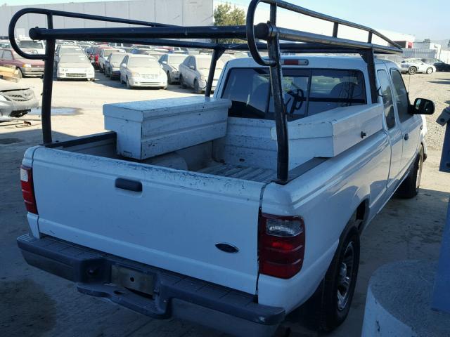 1FTYR14U81PA69314 - 2001 FORD RANGER SUP WHITE photo 4