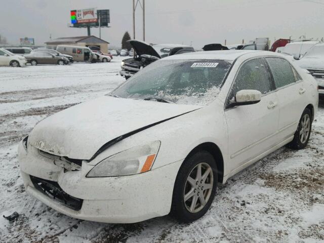 1HGCM66504A094762 - 2004 HONDA ACCORD EX WHITE photo 2