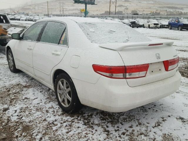 1HGCM66504A094762 - 2004 HONDA ACCORD EX WHITE photo 3