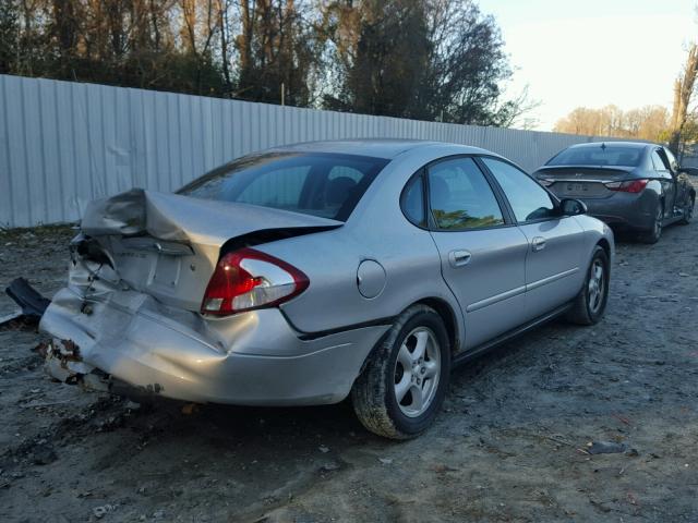 1FAFP53253A258230 - 2003 FORD TAURUS SE SILVER photo 4