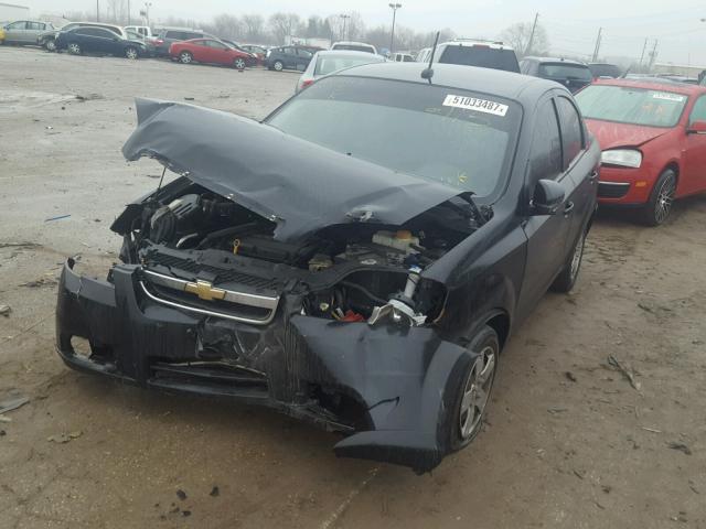 KL1TD5DE2BB147911 - 2011 CHEVROLET AVEO LS 黑色 照片 2