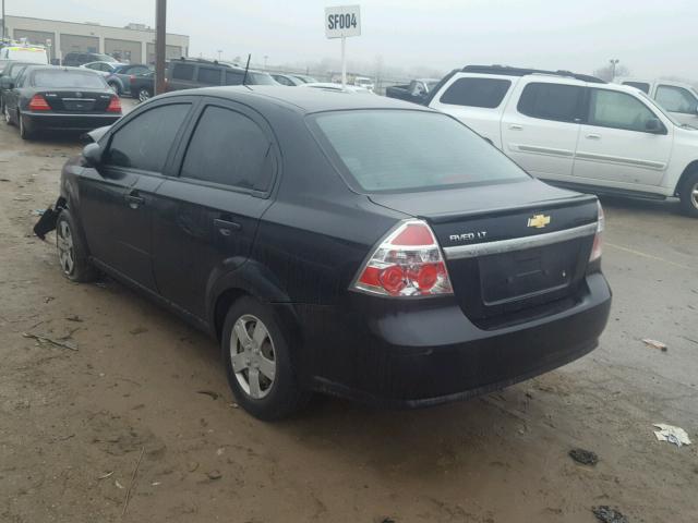 KL1TD5DE2BB147911 - 2011 CHEVROLET AVEO LS 黑色 照片 3