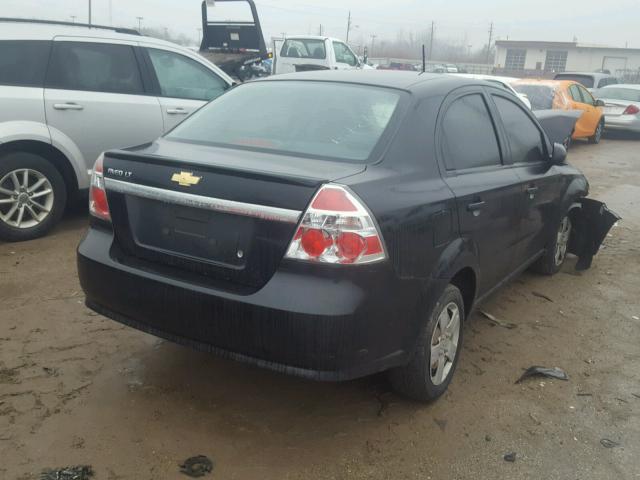 KL1TD5DE2BB147911 - 2011 CHEVROLET AVEO LS 黑色 照片 4