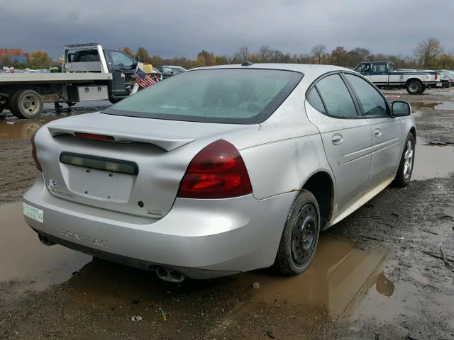 2G2WR524841235807 - 2004 PONTIAC GRAND PRIX Արծաթագույն լուսանկար 4