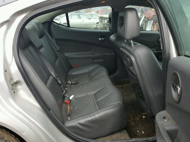 2G2WR524841235807 - 2004 PONTIAC GRAND PRIX Արծաթագույն լուսանկար 6