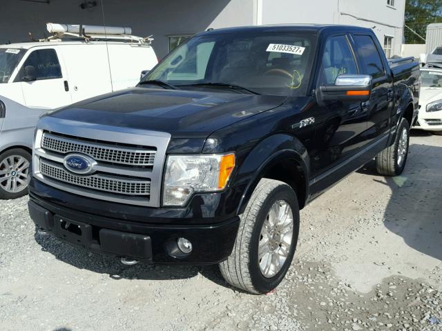 1FTPW14V89FB42521 - 2009 FORD F150 SUPER BLACK photo 2