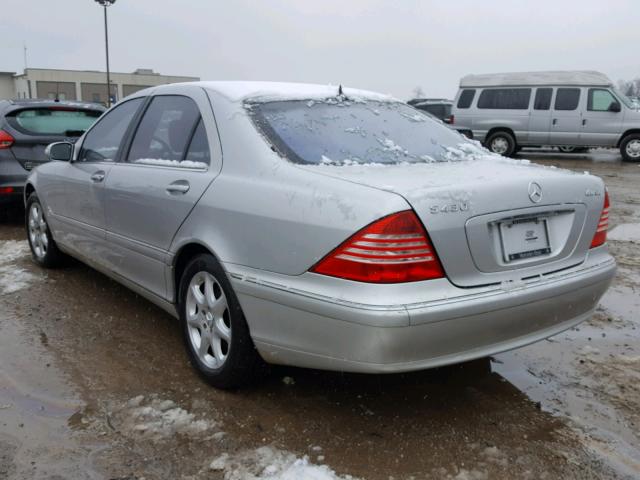 WDBNG83J06A473967 - 2006 MERCEDES-BENZ S 430 4MAT SILVER photo 3