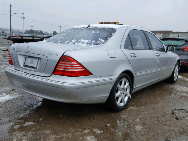 WDBNG83J06A473967 - 2006 MERCEDES-BENZ S 430 4MAT SILVER photo 4