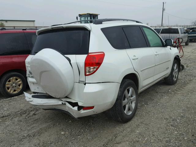 JTMBK31V285064098 - 2008 TOYOTA RAV4 LIMIT WHITE photo 4