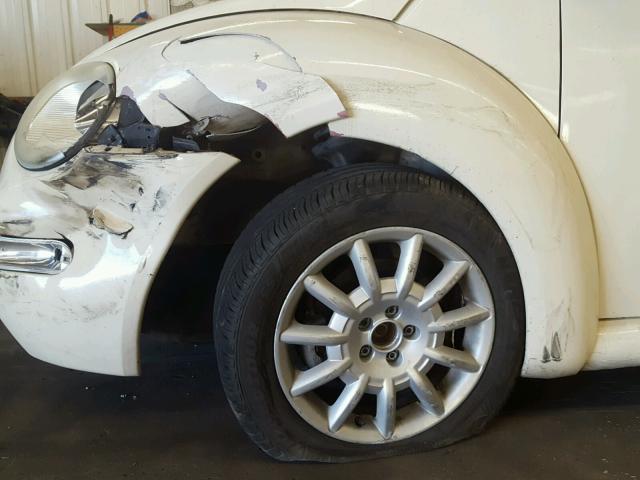 3VWCM31Y15M368941 - 2005 VOLKSWAGEN NEW BEETLE CREAM photo 9