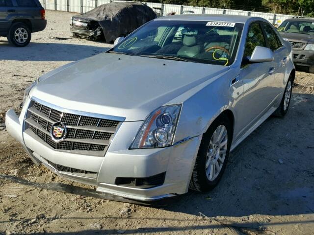 1G6DE5EY4B0140895 - 2011 CADILLAC CTS LUXURY SILVER photo 2