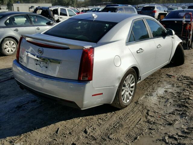 1G6DE5EY4B0140895 - 2011 CADILLAC CTS LUXURY SILVER photo 4