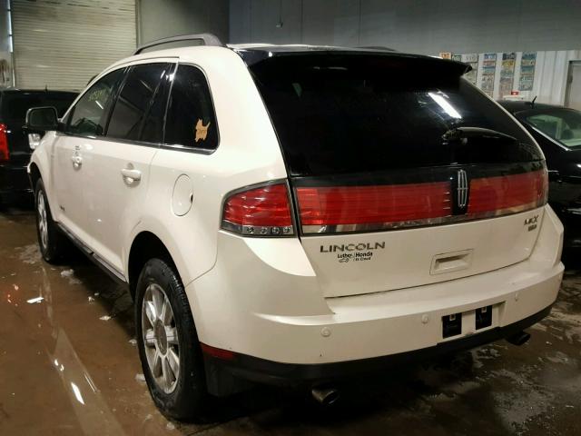 2LMDU88C47BJ04115 - 2007 LINCOLN MKX CREAM photo 3