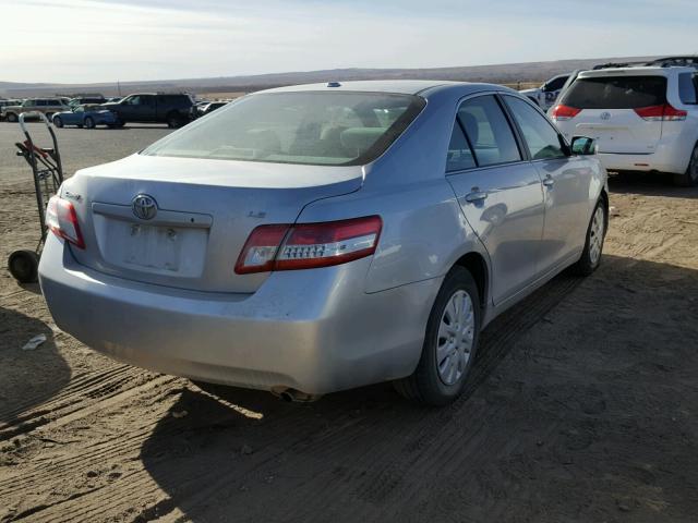 4T1BF3EK8BU179558 - 2011 TOYOTA CAMRY BASE SILVER photo 4