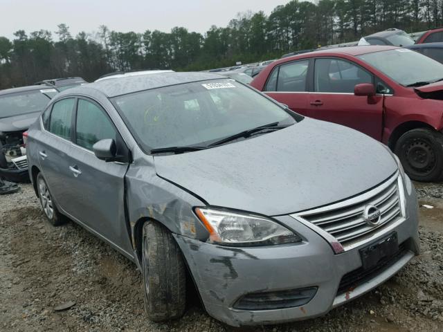 3N1AB7AP4DL764464 - 2013 NISSAN SENTRA S GRAY photo 1