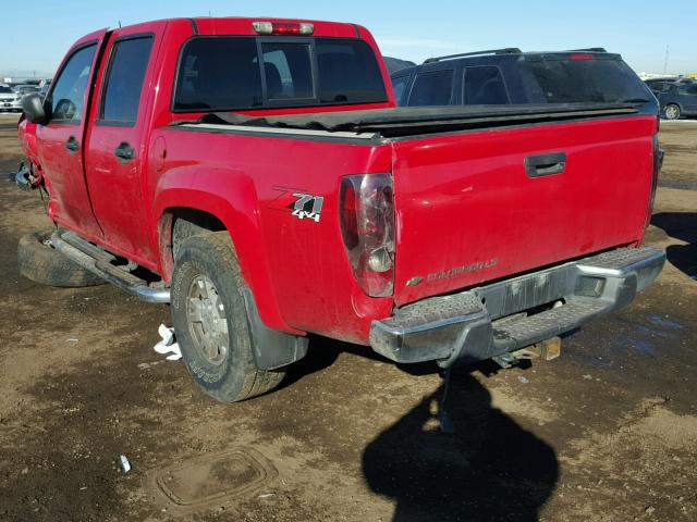 1GCDT136558168160 - 2005 CHEVROLET COLORADO RED photo 3