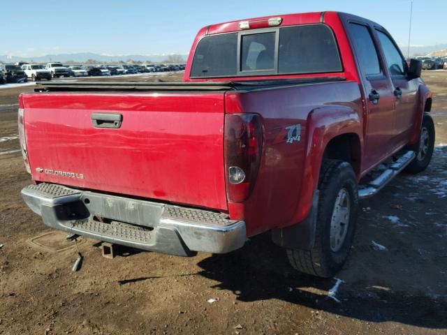 1GCDT136558168160 - 2005 CHEVROLET COLORADO RED photo 4