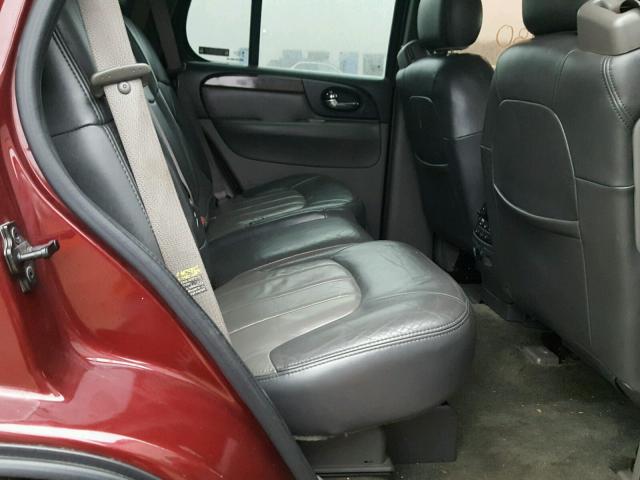 1GKDT13S622372644 - 2002 GMC ENVOY MAROON photo 6