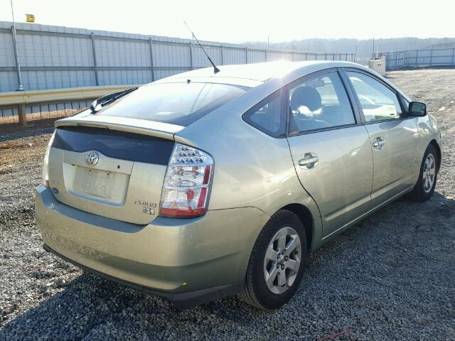 JTDKB20U677556509 - 2007 TOYOTA PRIUS GREEN photo 4