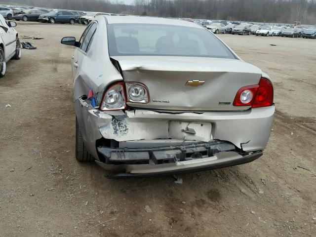 1G1ZA5EU5BF147677 - 2011 CHEVROLET MALIBU LS 米色 照片 9